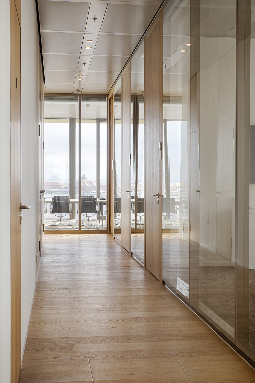 Interior Design der Büroflächen der BNP Nove in München